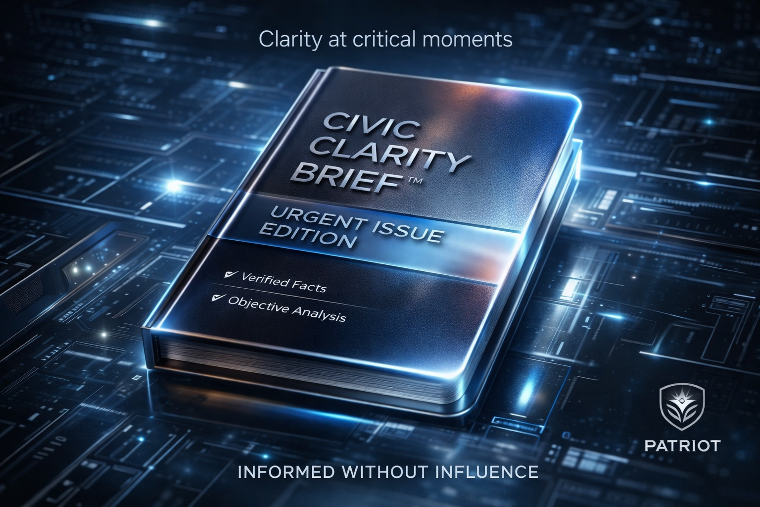 Civic Clarity Brief™ — Urgent Issue Edition